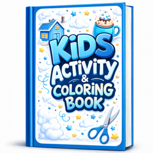 Color & Learn Adventure – Halloween, Hedgehog, House, Scissor & Hot Drink Coloring Book for Kids