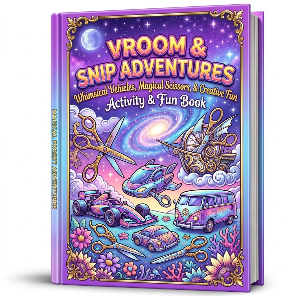 Trucks, Unicorns, Vehicles & Cut-and-Play Fun