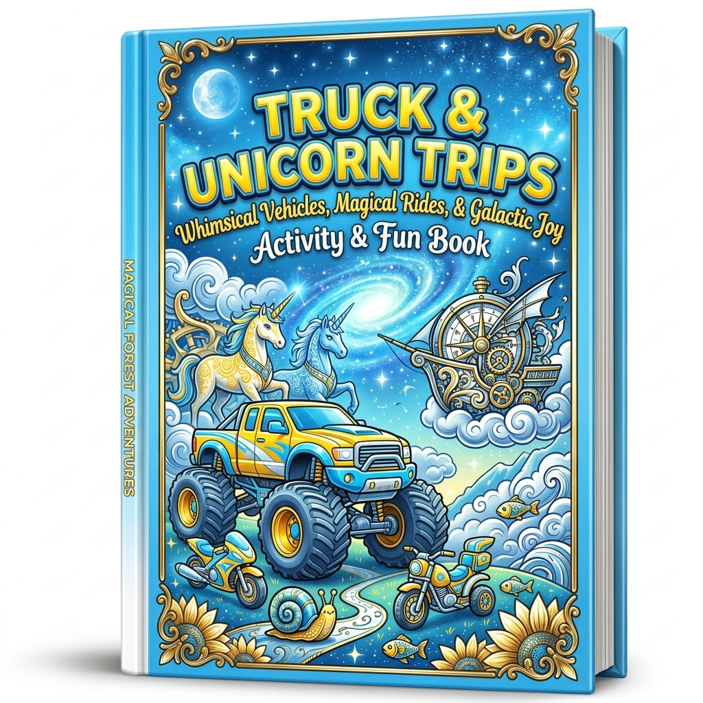 Trucks, Unicorns, Vehicles & Cut-and-Play Fun - Image 2