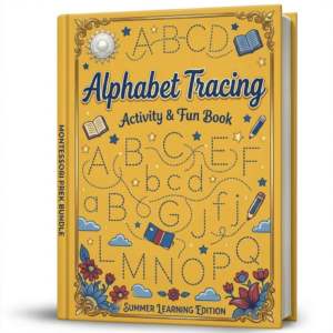 Fun and Easy Letter Tracing Practice for Kids – Learn to Write A–Z, Improve Handwriting, and Build Early Learning Skills
