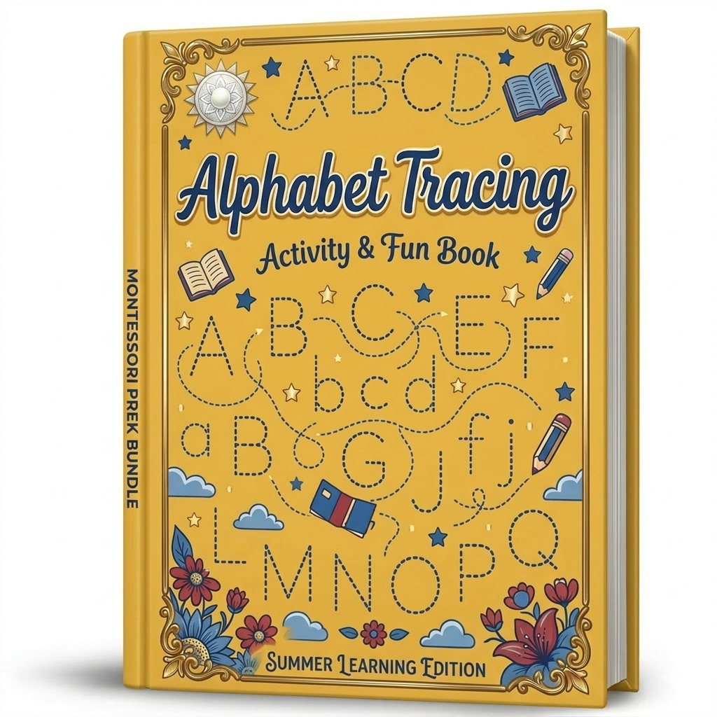 Fun and Easy Letter Tracing Practice for Kids – Learn to Write A–Z, Improve Handwriting, and Build Early Learning Skills