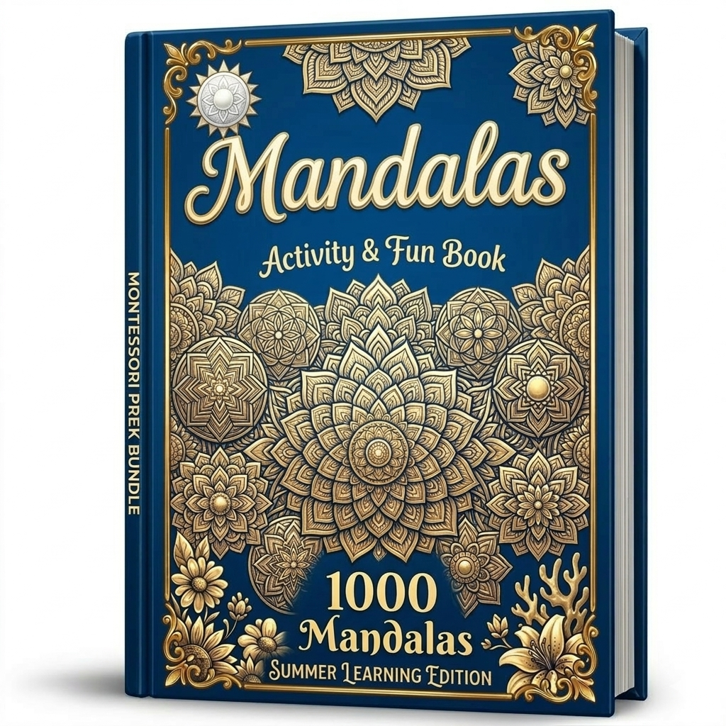 Mandala Coloring Book – Relaxing Patterns for Stress Relief and Creativity 1000